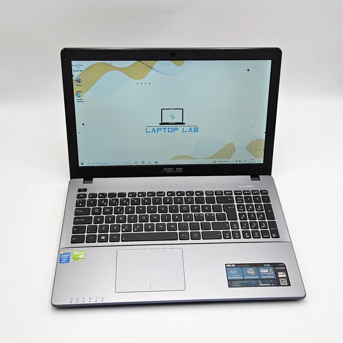 Laptop Second Hand Asus X550LN - 15.6inch Intel I7-4510U 12GB RAM 1000GB HDD Nvidia GT 840M 2GB Windows 10 Refurbished [3]