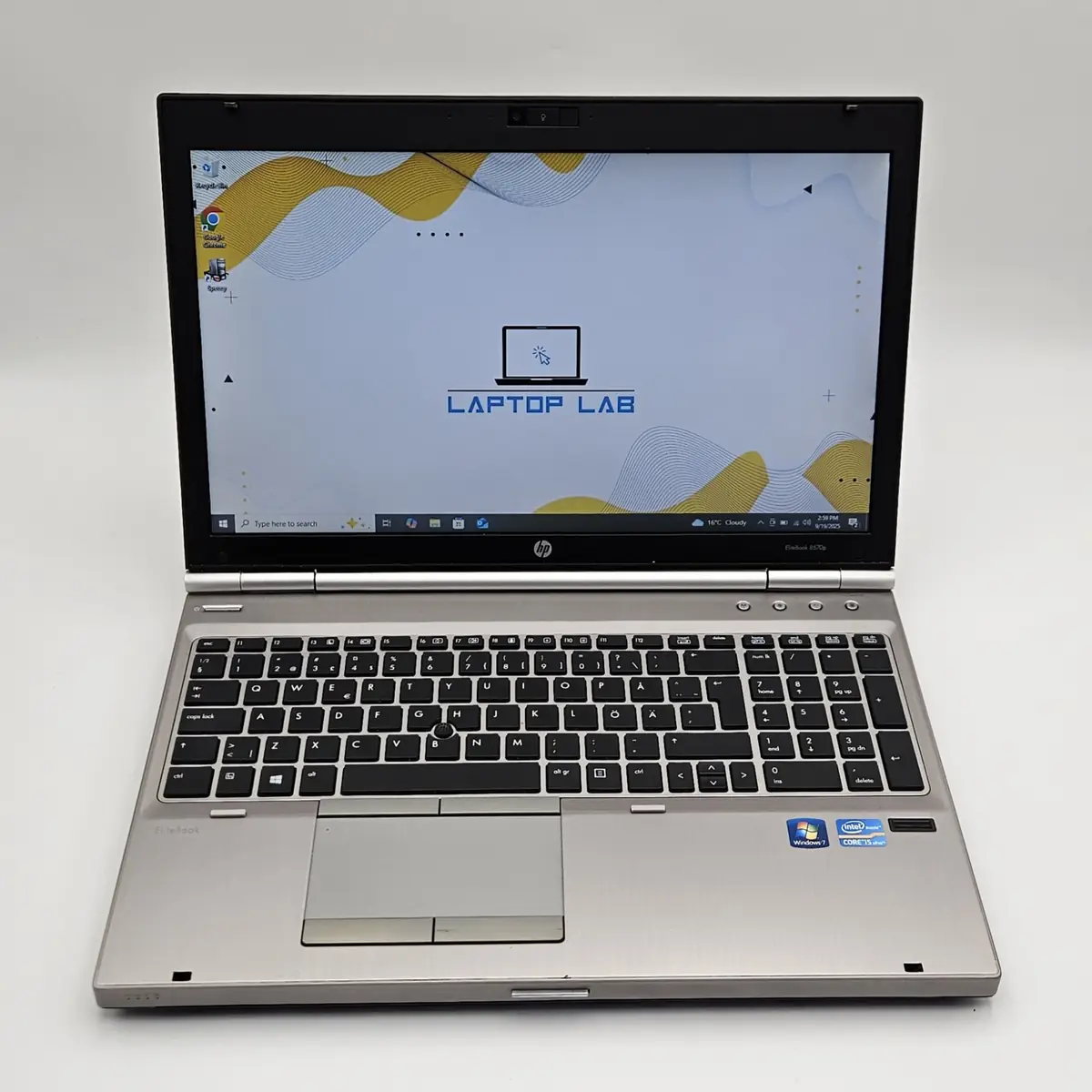 Laptop Second Hand Hp Elitebook 8570P - 15.6inch Intel I5-3340M 8GB RAM 128GB SSD Windows 10 Refurbished  [3]