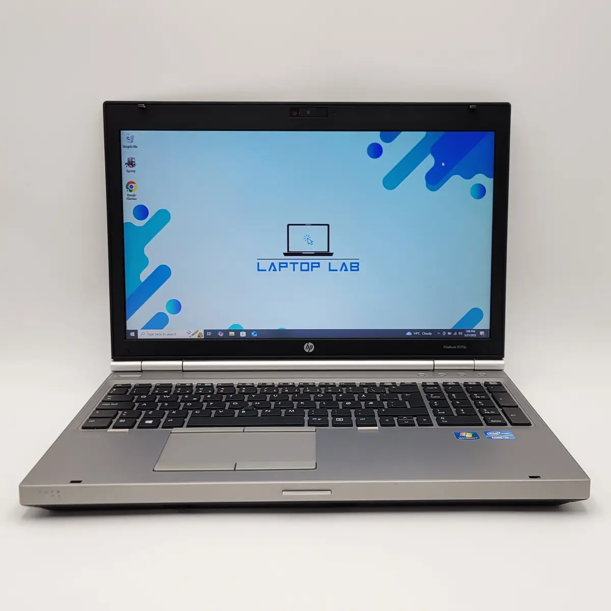 Laptop Second Hand HP EliteBook 8570p - 15.6inch Intel i5-3210M 8GB RAM 180GB SSD Windows 10 Refurbished  [2]