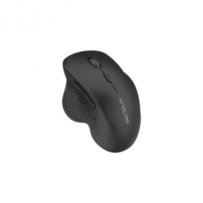 Mouse Wireless Serioux Glide 515, 1600 dpi, click silentios, ergonomic, negru [3]