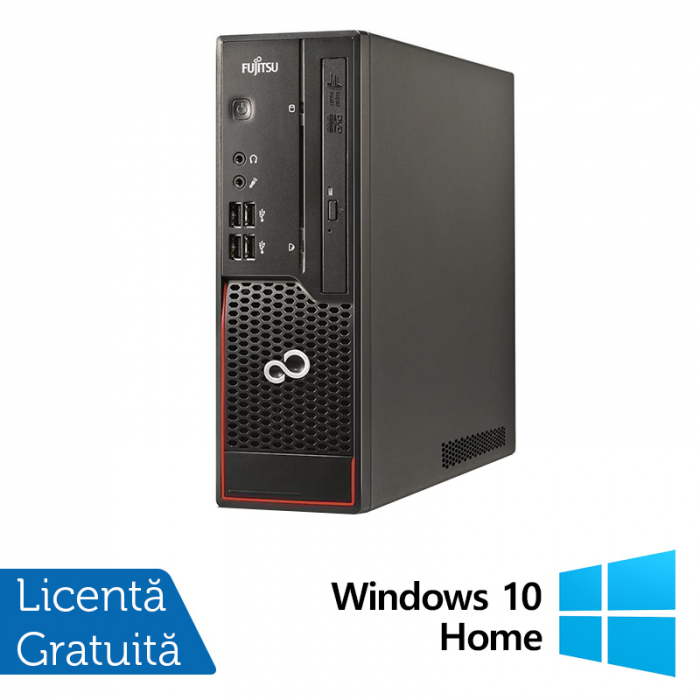 PC Refurbished FUJITSU ESPRIMO C720 SFF, Intel Core i5-4570 3.40GHz, 4GB DDR3, 240GB SSD Nou, 2x Port Serial + Windows 10 Home [1]