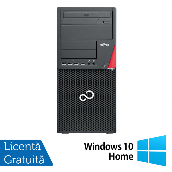 PC Refurbished Fujitsu Siemens Esprimo P910, Intel Core i5-3470 3.20GHz, 8GB DDR3, 240GB SSD, DVD-ROM + Windows 10 Home [1]