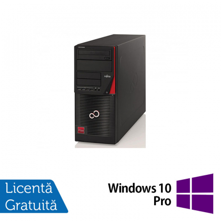 Calculatoare Refurbished - Calculator FUJITSU CELSIUS W530, Intel Core i7-4770 3.40GHz, 8GB DDR3, 500GB SATA, DVD-RW + Windows 10 Pro