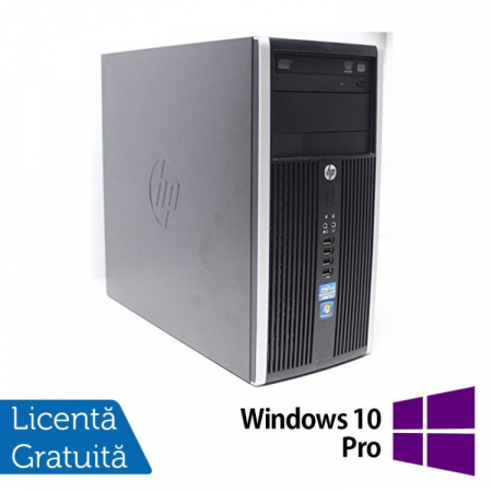 Calculatoare Refurbished - Calculator HP 6300 Pro Tower, Intel Pentium G2020 2.90GHz, 4GB DDR3, 250GB SATA, DVD-RW + Windows 10 Pro