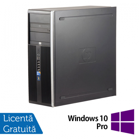 Calculatoare Refurbished - Calculator HP 8300 Tower, Intel Core i5-3470 3.20GHz, 4GB DDR3, 500GB SATA + Windows 10 Pro
