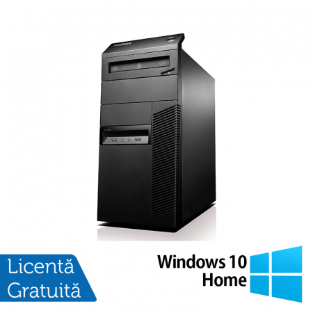 Calculatoare Refurbished - Calculator Lenovo Thinkcentre M93 Tower, Intel Pentium G3220 3.00GHz, 4GB DDR3, 250GB SATA + Windows 10 Home