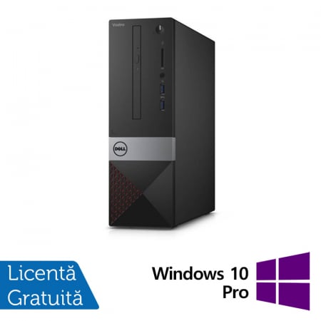 Calculatoare Refurbished - Calculator Refurbished DELL Vostro 3268 SFF, Intel Core i5-6500 3.20GHz, 8GB DDR4, 256GB SSD + Windows 10 Pro