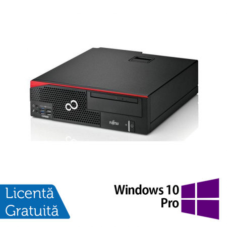 Calculatoare Refurbished - Calculator Refurbished Fujitsu Esprimo D957 SFF, Intel Core i5-6500 3.20GHz, 8GB DDR4, 480GB SSD, DVD-RW + Windows 10 Pro
