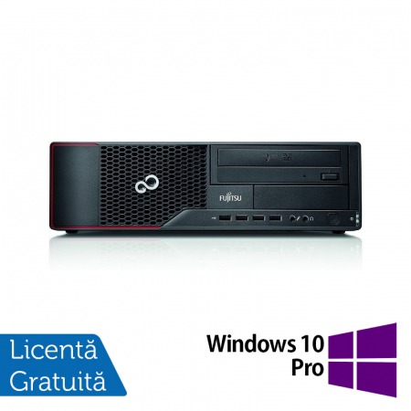 Calculatoare Refurbished - Calculator Refurbished Fujitsu Siemens C710 SFF, Intel Core i5-3470 3.20GHz, 8GB DDR3, 500GB SATA, 2x Port Serial + Windows 10 Pro