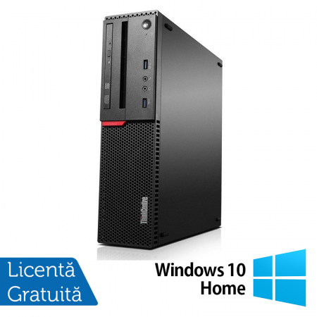 Calculatoare Refurbished - Calculator Refurbished LENOVO M910 SFF, Intel Core i5-6500 3.20GHz, 8GB DDR4, 256GB SSD + Windows 10 Home