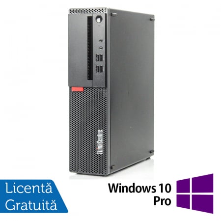 Calculatoare Refurbished - Calculator Refurbished LENOVO ThinkCentre M910s SFF, Intel Core i3-6100 3.70GHz, 8GB DDR4, 500GB HDD + Windows 10 Pro