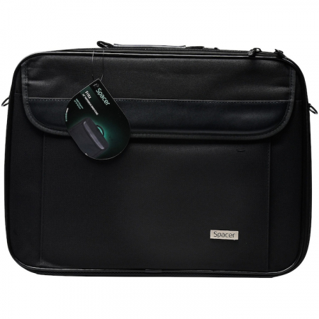 Geantă Laptop Spacer Fritz, până la 16", Black [0]