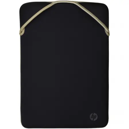 Husă laptop reversibilă 14", Negru/Auriu