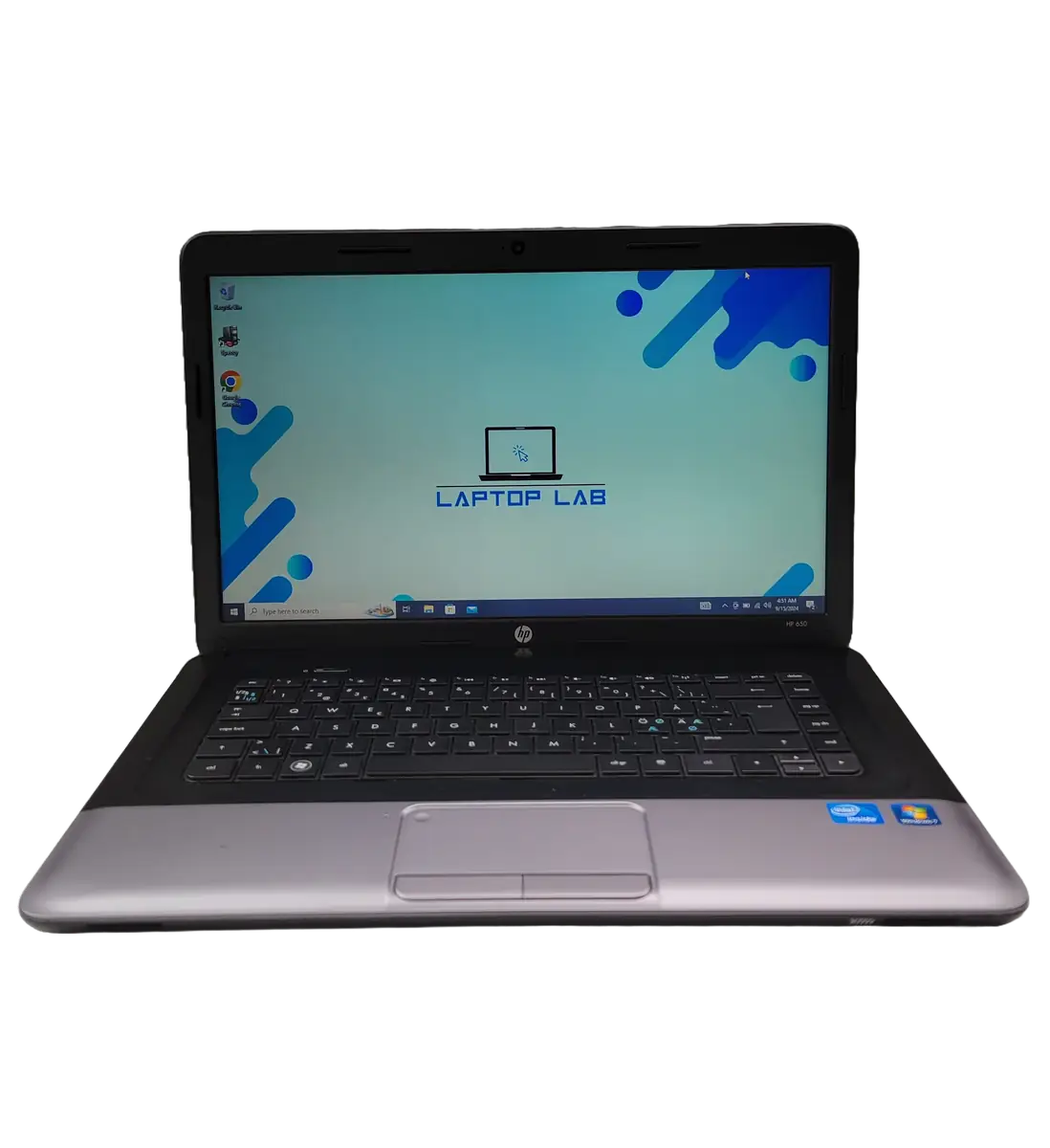 Laptop Second Hand HP 650 - 15.5inch Intel Celeron B820 4GB RAM 500GB HDD Windows 10 Refurbished [0]