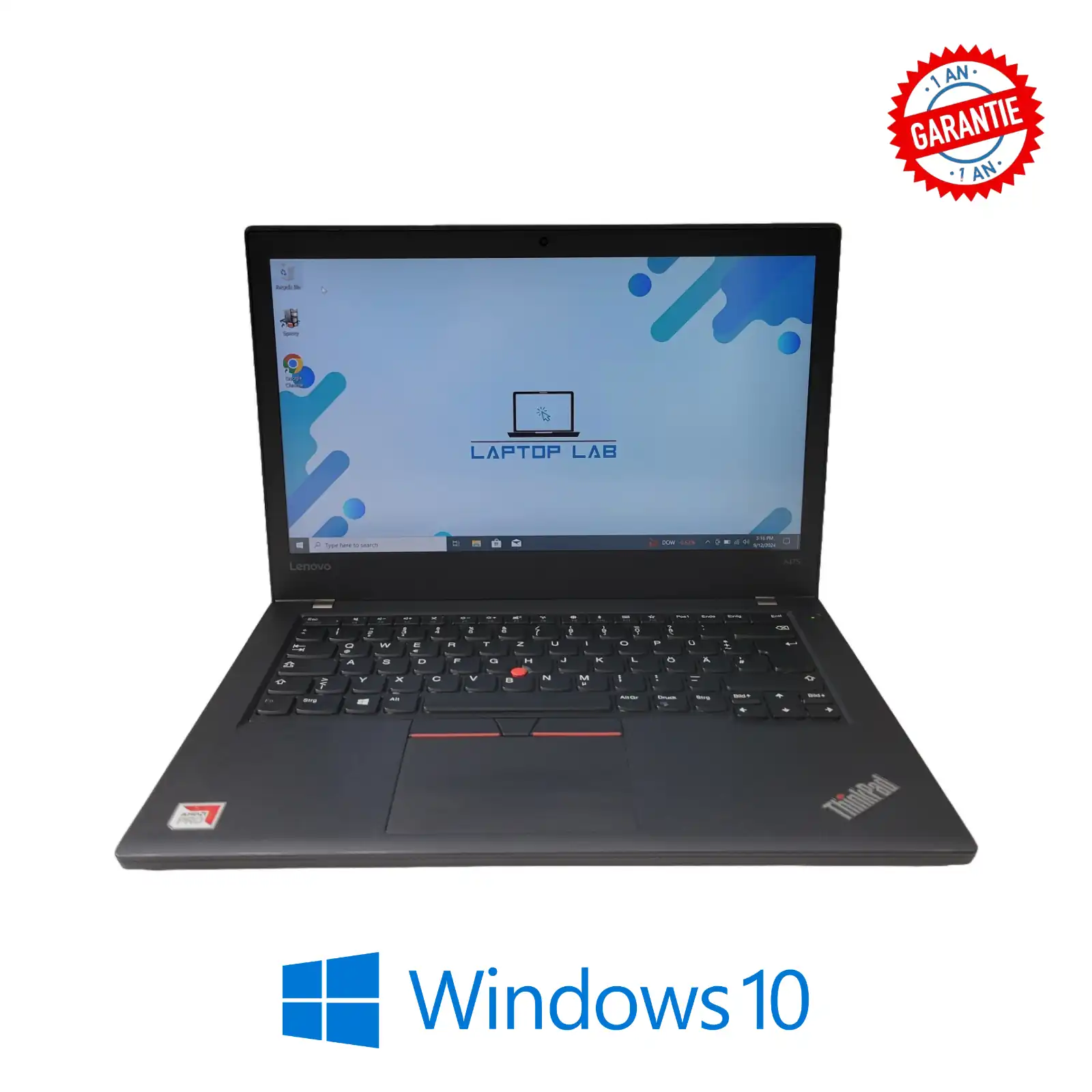 Laptop Second Hand Lenovo Thinkpad A475 - 14.0inch AMD PRO A12-8830B 8GB RAM 256GB SSD Radeon R7 Windows 10 Refurbished [0]