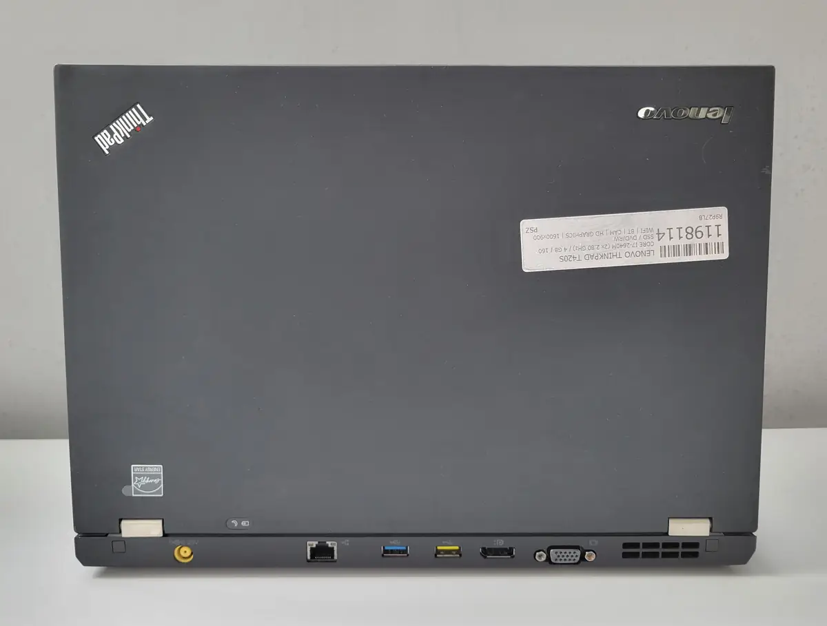 Laptop Second Hand Lenovo Thinkpad T420S - 14.0inch Intel I7-2640M 8GB RAM 160GB SSD Windows 10 Refurbished [7]