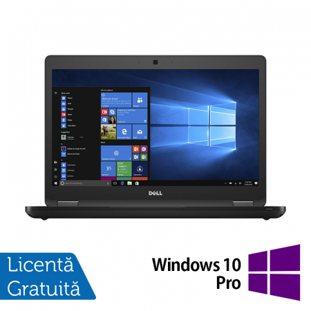 Laptop Refurbished DELL Latitude 5480, Intel Core i5-7200U 2.50GHz, 8GB DDR4, 240GB SSD, 14 Inch, Webcam + Windows 10 Pro [0]