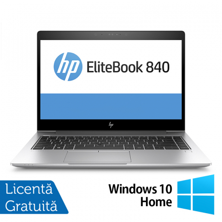 Laptop Refurbished HP EliteBook 840 G5, Intel Core i7-8650U 1.90 - 4.20GHz, 16GB DDR4, 512GB SSD M.2, 14 Inch Full HD, Webcam + Windows 10 Home [0]