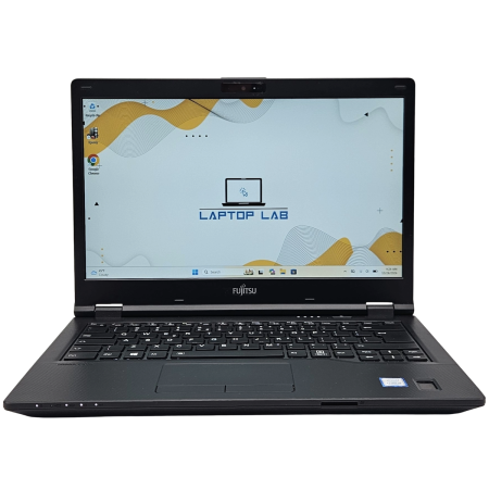 Laptopuri refurbished și second-hand - Laptop Second Hand Fujitsu Lifebook E548 - 14inch FHD Intel I5-8250U 8GB RAM 256GB SSD TAST. ILUM. Windows 11 Refurbished
