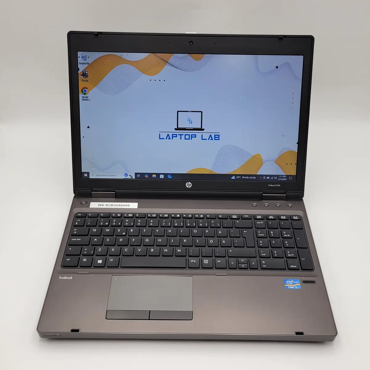 Laptop Second Hand HP Elitebook 6570B - 15.6inch Intel I3-3120M 8GB RAM 320GB HDD Windows 10 Refurbished  [2]