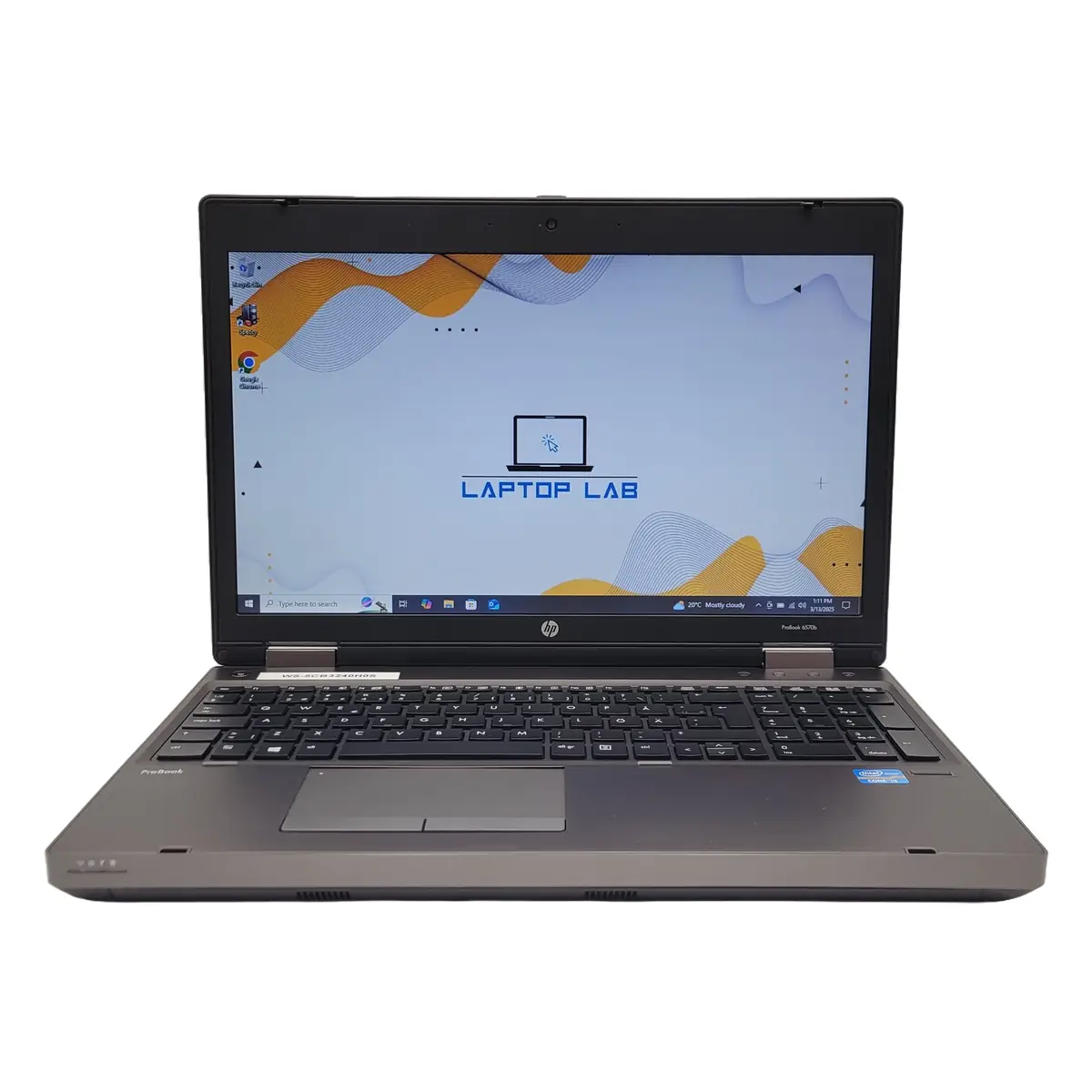 Laptop Second Hand HP Elitebook 6570B - 15.6inch Intel I3-3120M 8GB RAM 320GB HDD Windows 10 Refurbished  [0]