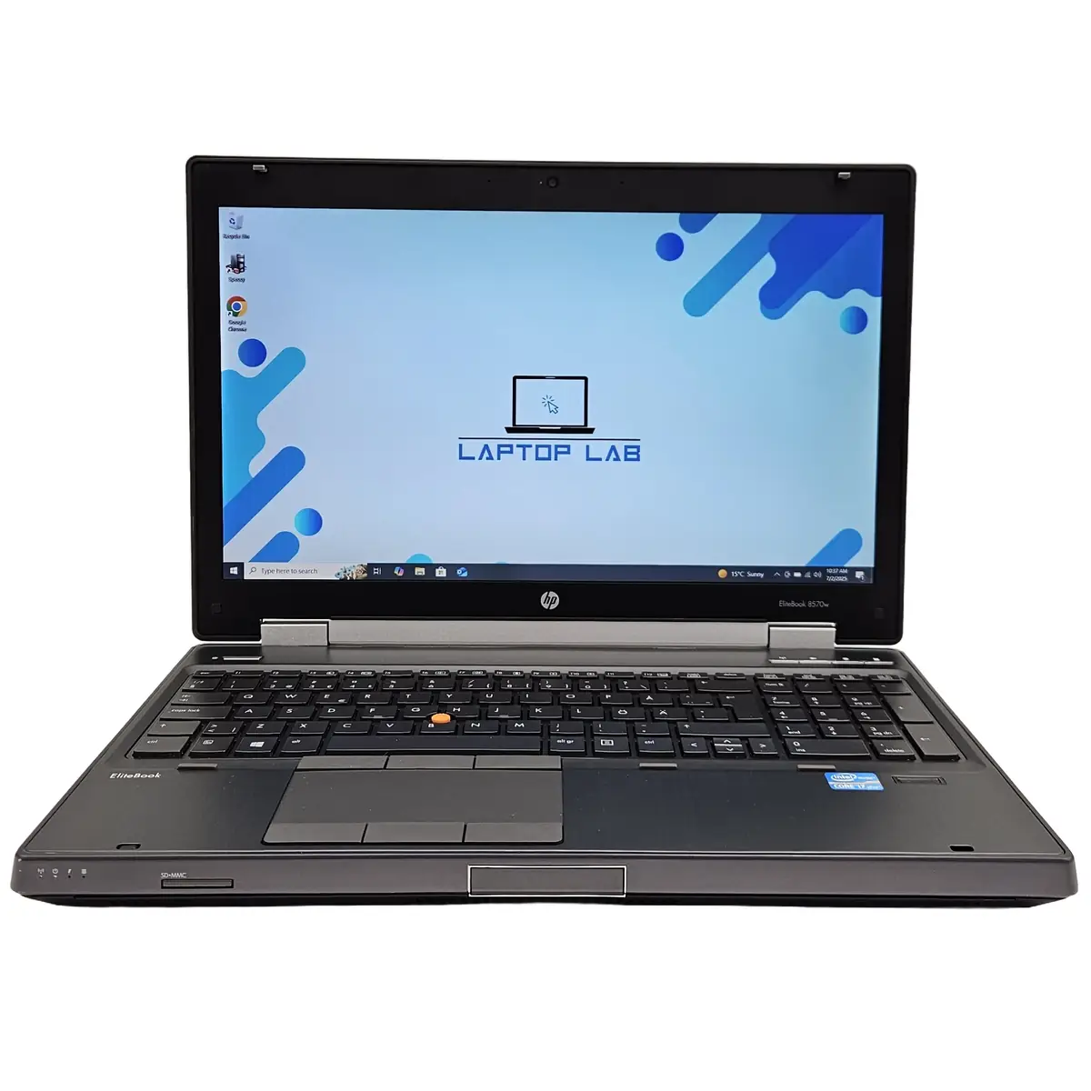 Laptop Second Hand HP 8570W - 15.6inch FHD Intel I7-3740QM 16GB RAM 256GB TAST. ILUM. Windows 10 Refurbished  [0]