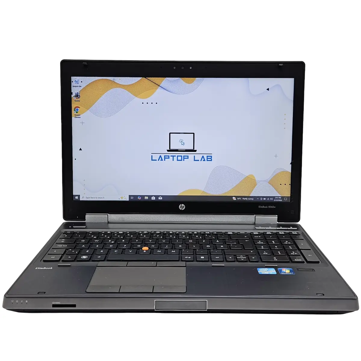 Laptopuri refurbished și second-hand - Laptop Second Hand HP Elitebook 8560W - 15.6inch FHD Intel I7-2630QM 16GB RAM 240GB SSD Nvidia Quadro 1000M 2GB Windows 10 Refurbished