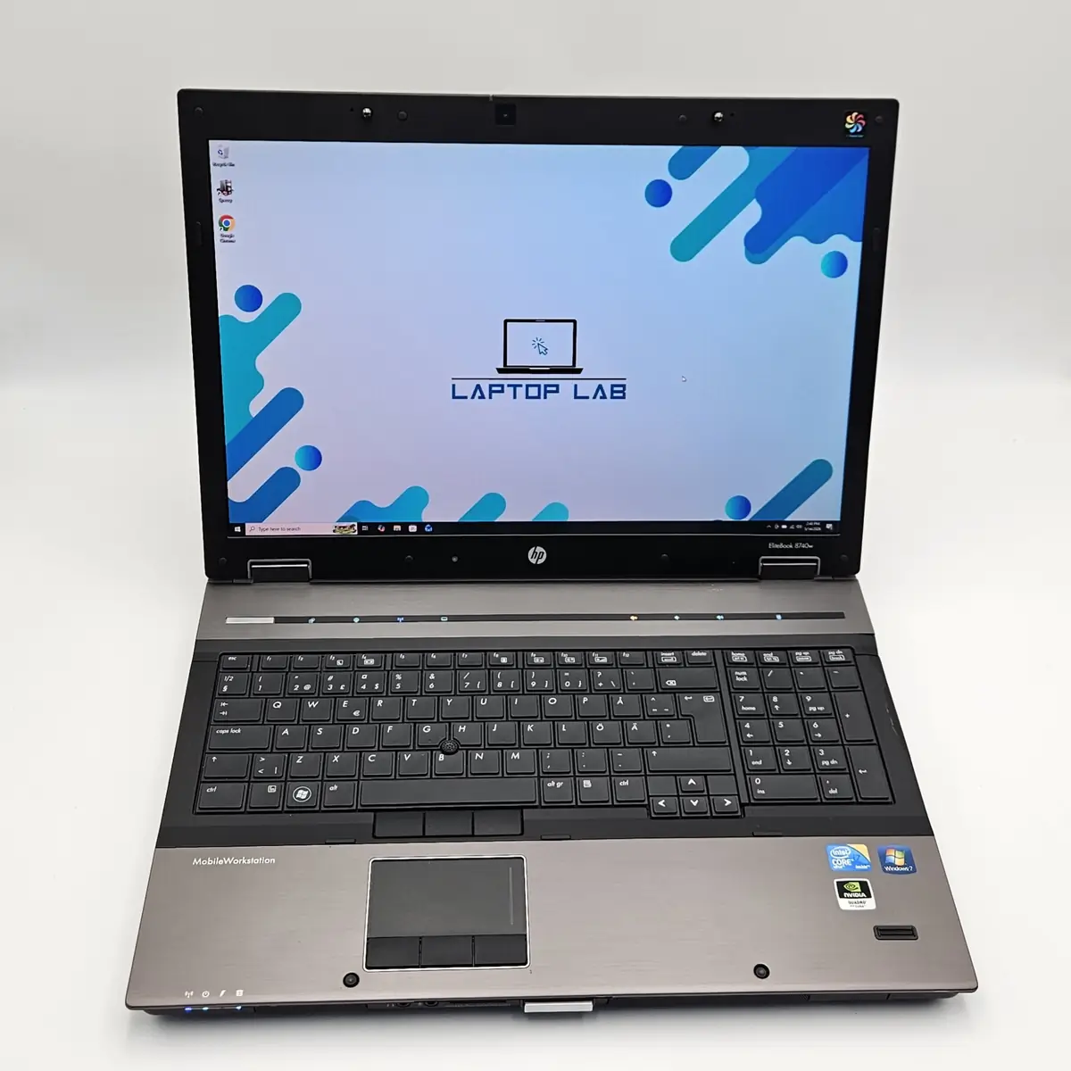 Laptop Second Hand HP Elitebook 8740W - 17.0inch FHD Intel I7 740Q 12GB RAM 500GB HDD Nvidia Quadro FX 2800M 1GB Windows 10 Refurbished [2]