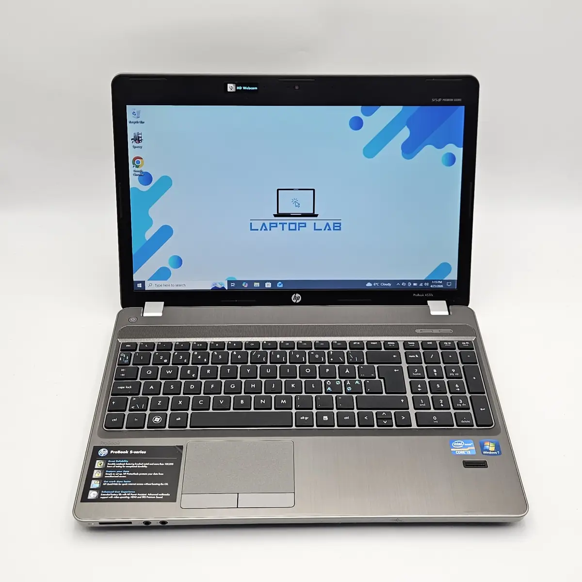Laptop Second Hand HP Probook 4530S - 15.6inch Intel I3-2310M 6GB RAM 320GB HDD Windows 10 Refurbished [2]