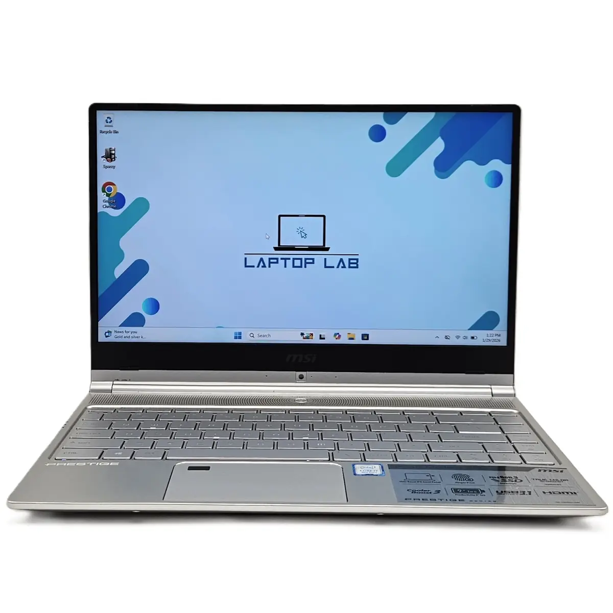 Laptop Second Hand Gaming MSI PS42 Modern 8RC - 14inch FHD Intel I7-8550U 16GB RAM 256GB SSD Nvidia GTX 1050 MAX-Q 4GB TAST. ILUM. Windows 11 Refurbished [0]
