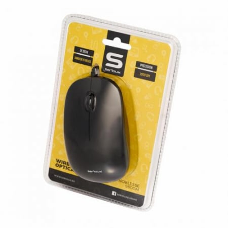 Mouse Optic Serioux Noblesse 9800M, USB, Black [2]