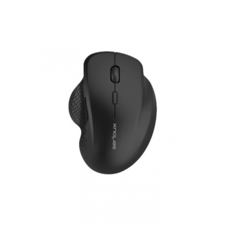 Mouse Wireless Serioux Glide 515, 1600 dpi, click silentios, ergonomic, negru [1]