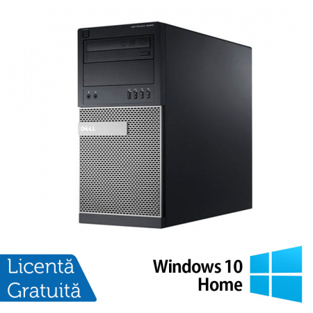 Calculatoare Refurbished - Calculator Refurbished Dell OptiPlex 790 Tower, Intel Core i3-2100 3.10GHz, 4GB DDR3, 500GB SATA, DVD-RW + Windows 10 Home