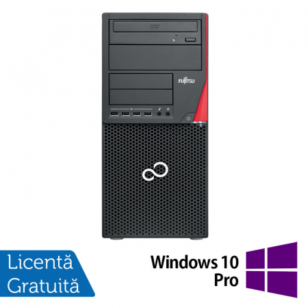 Calculatoare Refurbished - Calculator Refurbished Fujitsu Siemens Esprimo P910, Intel Core i5-3470 3.20GHz, 8GB DDR3, 120GB SSD, DVD-ROM + Windows 10 Pro