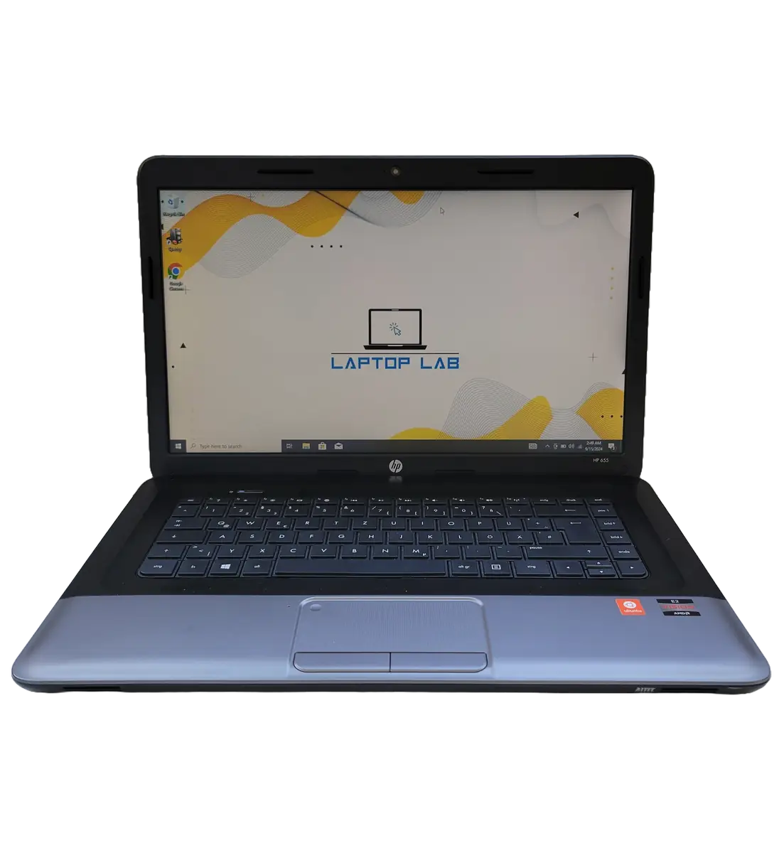 Laptop Second Hand HP 655 - 15.6inch AMD E2-1800 4GB RAM 500GB HDD Windows 10 Refurbished 1172445