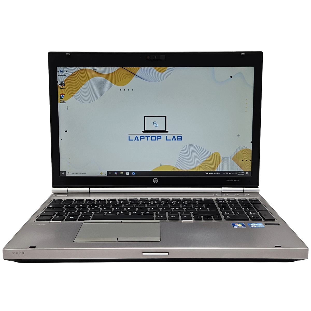 Laptop Second Hand HP Elitebook 8570P - 15.6inch Intel I7-3540M 16GB RAM 240GB SSD AMD Radeon HD7570M 1GB Windows 10 Refurbished
