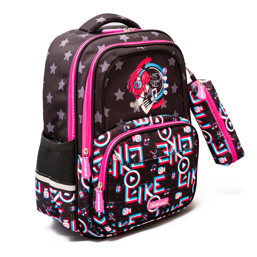 Rucsac ErichKrause SchoolLine Blogger 20L cu penar [1]