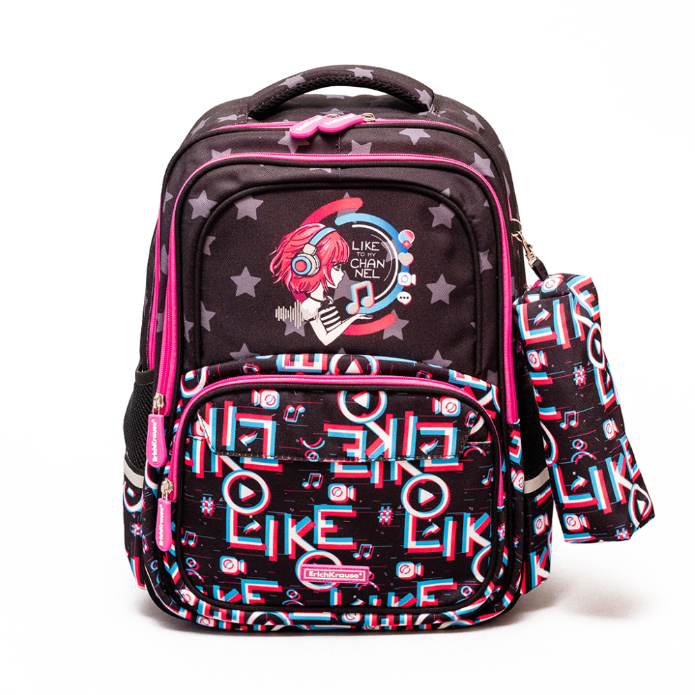 Rucsac ErichKrause SchoolLine Blogger 20L cu penar [2]