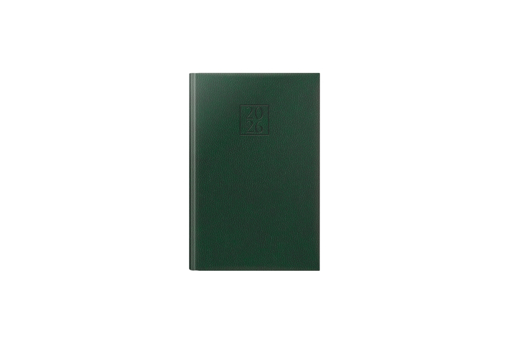 AGENDA DATATA A5 352PAG DELUXE EDOLO COPERTA PIELE SINTETICA VERDE 2027 [2]