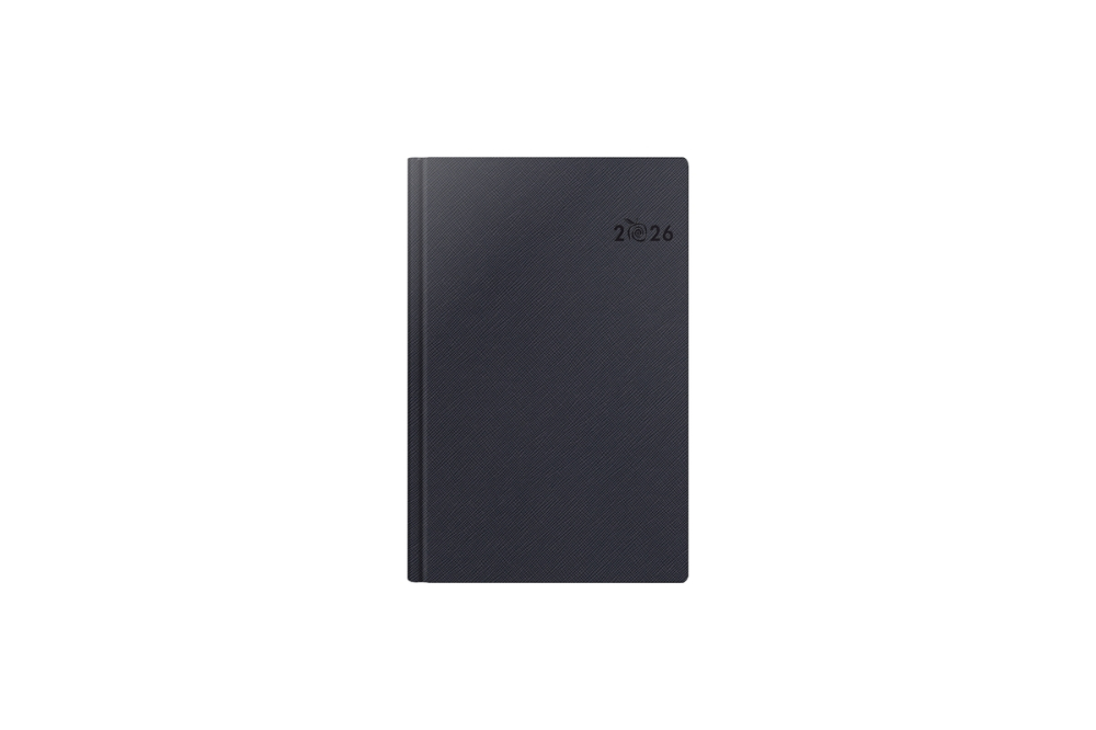 AGENDA DATATA A5 352PAG PREMIUM DELUXE ORTISEI COPERTA PIELE SINTETICA ALBASTRU 2027 [2]
