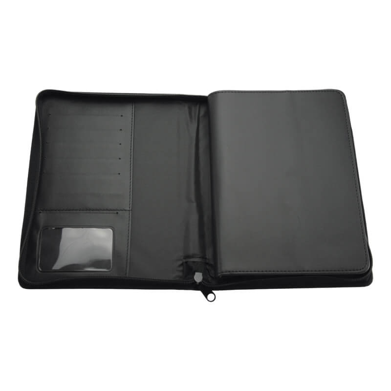 Agenda Lux A5 cu fermoar, Interior datat detașabil, Bluette Nero [2]