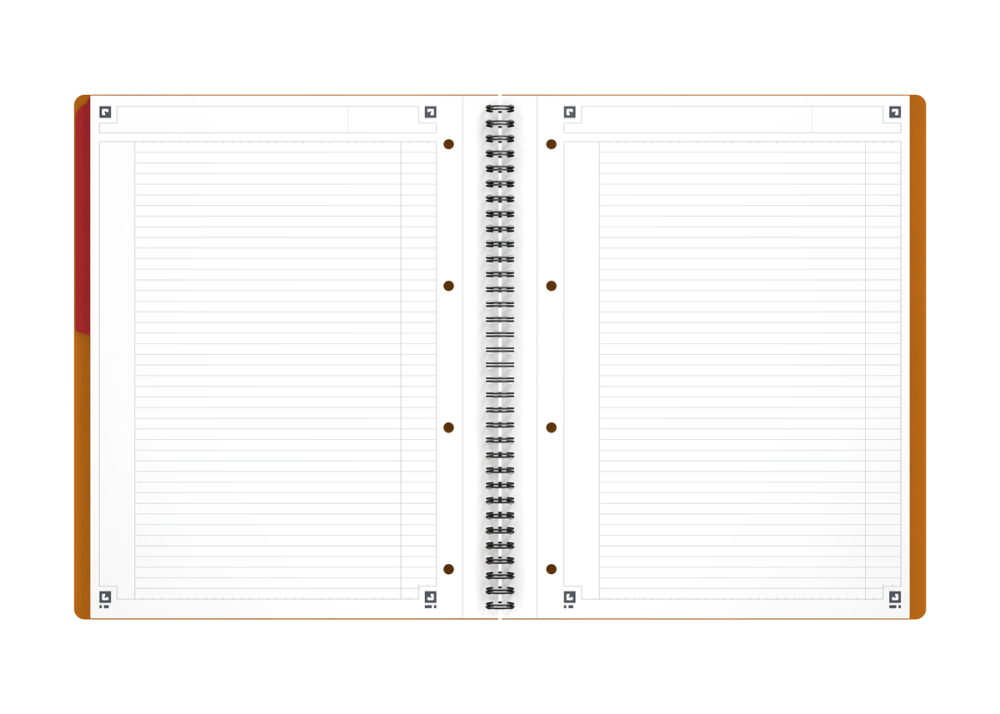 AGENDA ORG OXFORD INTERNATIONAL ACTIVE BOOK A4+ 80F SPIRA PEFC DICTANDO PORTOCALIU [4]