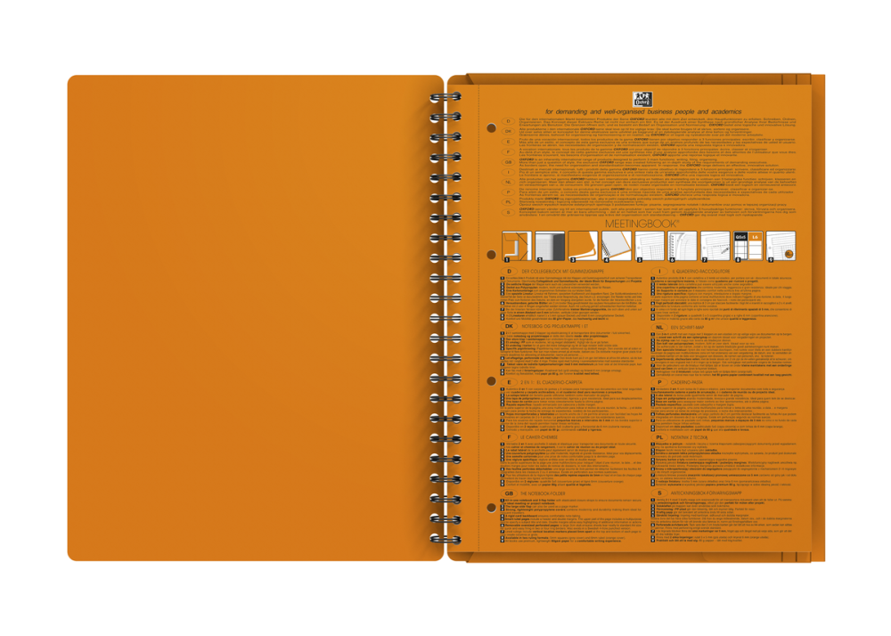AGENDA ORG OXFORD INTERNATIONAL MEETING BOOK A4+ 80F SPIRA PEFC DICTANDO PORTOCALIU [4]