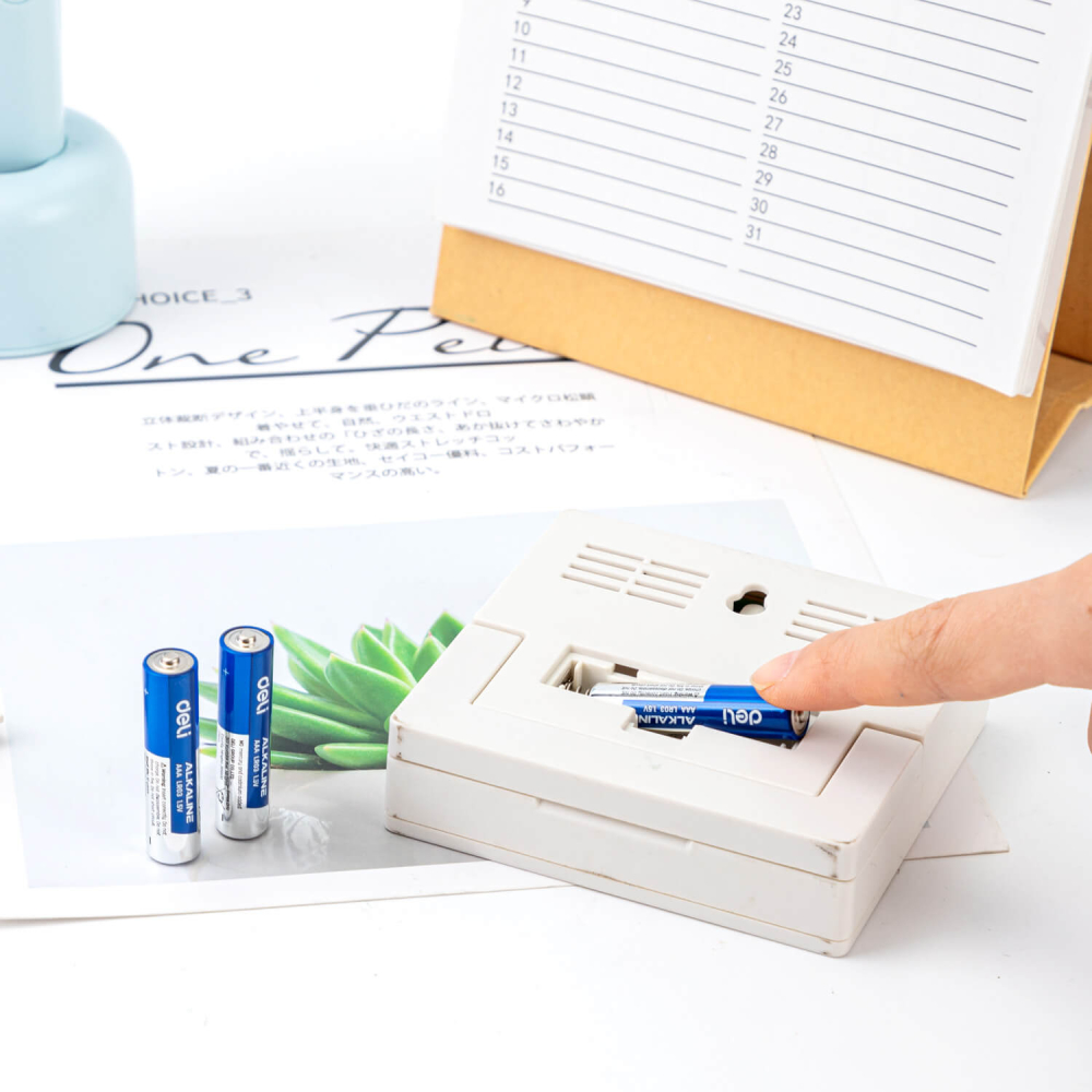 Baterii AAA (LR03) alcaline, 1 bucata/blister, Deli [4]