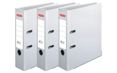 Biblioraft Herlitz A4 75 mm PP alb [1]