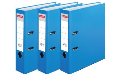 Biblioraft Herlitz A4 75 mm PP aqua [1]