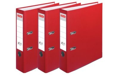 Biblioraft Herlitz A4 75 mm PP rosu [1]
