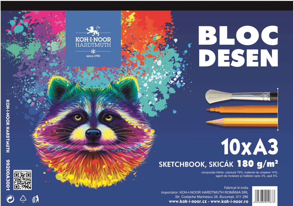 bloc-desen-koh-i-noor-a3-design-animale-180-g-10-coli [2]