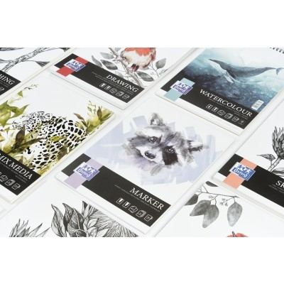 Bloc desen Oxford Sketching A4, 50 file, hartie 120g, Colectia Artistic [3]