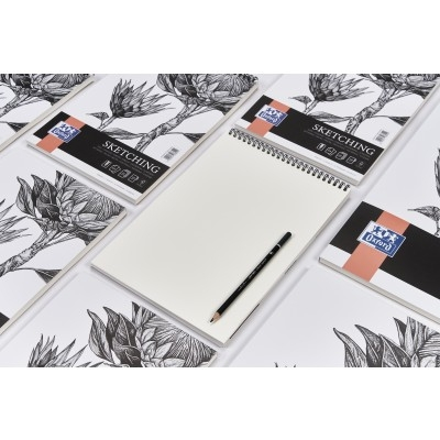 Bloc desen Oxford Sketching A4, 50 file, hartie 120g, Colectia Artistic [2]